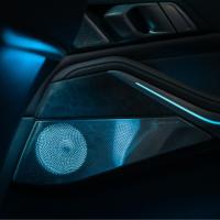 Kit de actualización de cubierta de altavoz con luz ambiental cubierta de altavoz de Tweeter de puerta de 64 colores para Bmw G05 G07 New X5 X7 Series