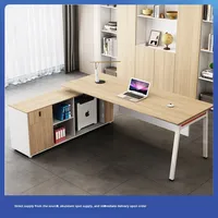 Escritorio ejecutivo moderno y simple para muebles de Gerente de supervisor de escritorio de Jefe de Oficina de una sola persona