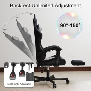 Custom Zero Gravity PC Devil Decor <span class=keywords><strong>Silla</strong></span> de juegos de diseño moderno muestra gratis barato ajustable Racing Gaming sillas con reposapiés - Product Image 3