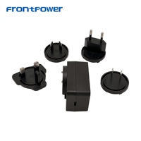 Chargeur PD 20W USB C 5V 3A/9V 2.22A/12V 1.66A/15V 1.33A Prise interchangeable pour petits appareils électroménagers avec UL/CE/UKCA/SAA