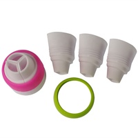 Vevor — coupleur de pâtisserie, avec 3 couleurs, grandes pointes de moulage en plastique, convertisseur pour la décoration de gâteaux, conseils russes