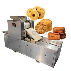 Machine rotative pour biscuits à pain court pour chien Petit biscuit digestif en noix Prix de fabrication