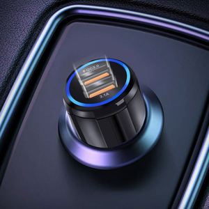 เครื่องชาร์จในรถแบบเร็ว2พอร์ต USB 30W Qualcomm ชาร์จเร็ว QC 3.0ชาร์จในรถยนต์สำหรับสมาร์ทโฟน - Product Image 5