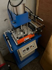 210*260 Wholesale Small Size Portable Electric JD210 Embossing Printing Pneumatic Hot Foil Stamping Machine for Leather Plastic - Product Image 3