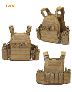 Chaleco Táctico Resistente para Guardias de Seguridad, con Hebilla de Liberación Rápida, Camuflaje - Product Image 6