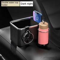 Boîte à mouchoirs de rangement pour porte-gobelet automatique multifonctionnel universel personnalisé boîte de rangement pour accoudoir de voiture