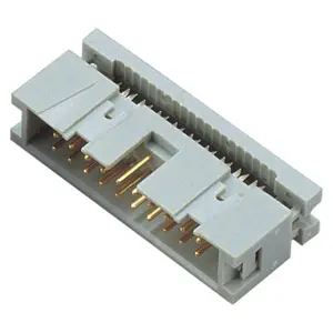 IDC encaixotou o fio reto masculino do conector do MERGULHO 8 do passo 2.54mm do encabeçamento-64P para embarcar o conector