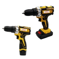 YUTUO 18V 21V 24V Kit d'outils électriques portables sans fil à batterie au lithium, perceuse-visseuse, ensemble de perceuses électriques