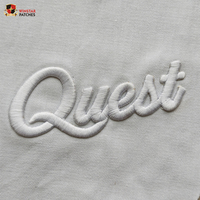 Nouvelles Écussons Brodés Personnalisés 3D en Relief avec Logo, Appliques Thermocollantes pour Vêtements, Casquettes de Camionneur et Sacs