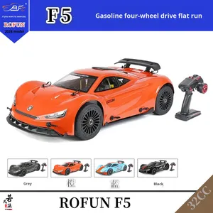 Cross-Border Source Ruofan Benzin 32cc Allradantrieb Flachrennwagen Superauto <span class=keywords><strong>1</strong></span>:5 Maßstab 2-Kanal-Modell ROFUN F5 - Product Image 2
