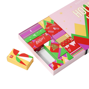 Caja de Calendario de Adviento Personalizada, Caja de Regalo con Cajones Extraíbles para Regalos de Navidad, Cosméticos y Joyería, Cuenta Regresiva de 12/24 Días - Product Image 5