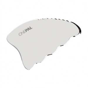 Strumento professionale in acciaio inox Gua Sha per Lifting facciale e drenaggio linfatico MedSpa & Clinic Use - Product Image 1