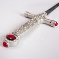 Película Harry Potter Cosplay arma Gordic Gryffindor espada réplica con placa de pared