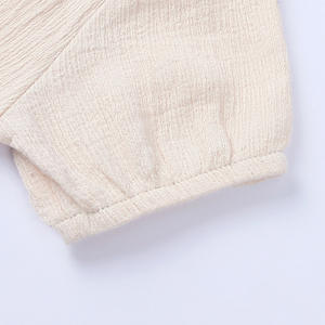 T-shirt d'été en coton peigné de style japonais et <span class=keywords><strong>short</strong></span> en PP tricoté, deux pièces à manches courtes, pour garçons et filles. - Product Image 3