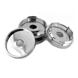 50mm Chrome Argent Voiture Moyeu <span class=keywords><strong>De</strong></span> <span class=keywords><strong>Roue</strong></span> Center Caps 45mm Personnaliser logo En Aluminium Autocollant <span class=keywords><strong>De</strong></span> Voiture Extérieur Accessoires - Product Image 3