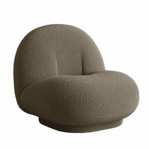 Canapé de relaxation pivotant individuel à <span class=keywords><strong>prix</strong></span> de gros, fauteuil ergonomique pivotant en fausse fourrure de mouton - Product Image 1