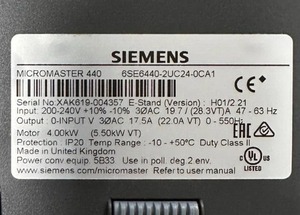 Nuevo y Original 1PC NEW <span class=keywords><strong>6SE6440</strong></span> 2UC24 0CA1 para PLC - Product Image 4