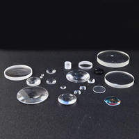 Lentille biconvexe en verre de quartz BK7 K9 personnalisée en usine petite lentille de mise au point sphérique optique Double convexe avec revêtement ar revêtement AR