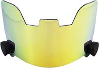 Visière de football la plus vendue bouclier casque américain visière de casque de football avec clips