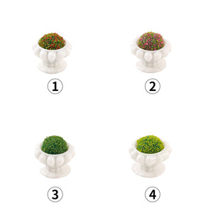 Doiihouse - Modèle de plante miniature, pot de fleurs en résine, paysage de jardin, décoration de bonsaï, accessoires pour maison de poupée - Product Image 4