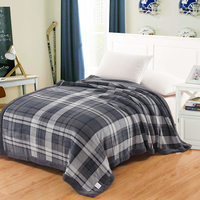 Couverture double face extra chaude super douce et confortable de taille personnalisée 50x60 pouces en peluche et Sherpa pour canapé-lit