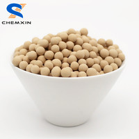 Tamis moléculaire 3a Adsorbant d'humidité 4*8 Mesh 8*12 Mesh pour le séchage du gaz fissuré Zéolite 3a Absorption d'eau