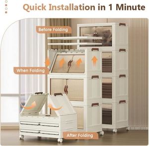 Wholesale Plastic PP <b>Double</b> Open Door Stackable Multifunction Floor Type Household Transparent 1-2L Capacity Food Storage Box - Product Image 3