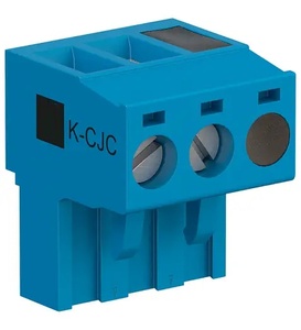 Bloc de terminaison P+F K-CJC-BU pour compensation de jonction froide 100 % neuf et original K-CJC-BU P+F K-CJC-BU Bloc de terminaison pour jonction froide - Product Image 1