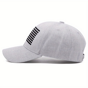Manufacturers Wholesale New <b>Waterproof</b> Street Style Embroidered Letters Advertising Six-panel American Flag Baseball <b>Cap</b> - Product Image 5