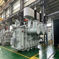 Transformateur de puissance immergé dans l'huile pour extérieur 10MVA 20MVA 63MVA 200MVA 110kV / 33kV pour centre de données, centrale électrique et champ pétrolier en Amérique du Nord