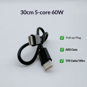 <span class=keywords><strong>สาย</strong></span>ชาร์จเร็วแบบ Double Type-C to Type-C 60W พร้อมวัสดุ PVC <span class=keywords><strong>3</strong></span>/5 แกน <span class=keywords><strong>หัว</strong></span>คู่ สำหรับถ่ายโอนข้อมูลและ<span class=keywords><strong>สาย</strong></span>ชาร์จ - Product Image 4