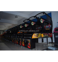 LIFANG Machine de jeu d'arcade de basket-ball de rue Crazy Hoop, électronique, à monnayeur, de type tir de précision, pour adultes, d'intérieur, en métal, version anglaise