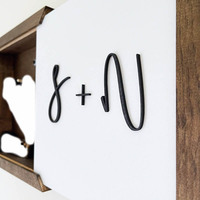 Support mural pour bureau flottant avec boîte de rangement dissimulée, cadre décoratif, rangement caché pour clés et portefeuille, présentoir de style artistique, idées cadeaux pour hommes