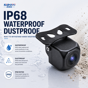 Caméra <span class=keywords><strong>de</strong></span> <span class=keywords><strong>recul</strong></span> AHD 1080P étanche avec vision nocturne, détection IA humaine et véhicule, alerte sonore et vision arrière - Product Image 5