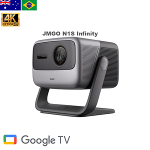 Toàn Cầu Phiên Bản Jmgo N1S Vô Cực 4K Ba Tia Laser Chiếu RGB 2450 <span class=keywords><strong>Iso</strong></span> Lumens <span class=keywords><strong>Blu</strong></span>-<span class=keywords><strong>ray</strong></span> 3D Rạp Hát Tại Nhà Google TV Jmgo-Máy Chiếu - Product Image 1