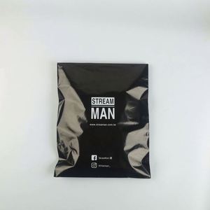 Bolsa de Envío de Plástico Negra Biodegradable de Alta Calidad para Ropa, con Cierre para Mensajería - Product Image 3