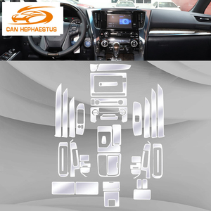 Pour Toyota Alphard 2020 voiture intérieur Console centrale <span class=keywords><strong>Invisible</strong></span> voiture costume TPU <span class=keywords><strong>Film</strong></span> de protection anti-rayures accessoiresRefit - Product Image 3