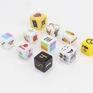 Xúc Xắc Vuông Tùy Chỉnh Nhà Sản Xuất Thiết Kế Logo In Màu Xúc Xắc Cạnh 16Mm D6 Góc Tròn Hoặc Thẳng Cho Trò Chơi Vui Nhộn - Product Image 6