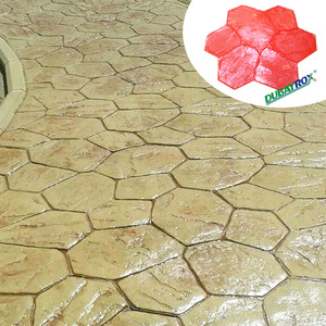 Poliuretano Flexible Piedra aleatoria <span class=keywords><strong>Plantillas</strong></span> <span class=keywords><strong>de</strong></span> hormigón estampadas Patrón Caucho Herramientas <span class=keywords><strong>de</strong></span> estampado <span class=keywords><strong>de</strong></span> hormigón Esteras con mango - Product Image 1