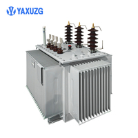 Transformateur de distribution triphasé immergé dans l'huile 500kVA 1000kVA 2000kVA 11kV/0.4kV abaisseur de tension à enroulement en cuivre norme IEC