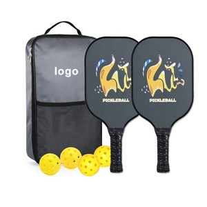 OEM <span class=keywords><strong>Pickleball</strong></span>-Schläger-Set mit 2 Polymer-Holz-Glas-Schlägern, 4 <span class=keywords><strong>Pickleball</strong></span>-Bällen, Schlägerhalter und Übungsset mit <span class=keywords><strong>Dura</strong></span> Fast 40-Loch-Ball - Product Image 6