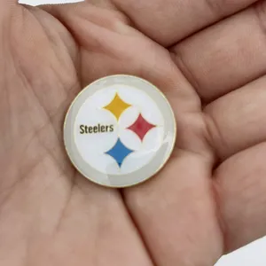 Pittsburgh Steelers Badge numérique imprimé métal broche broche sport thème bijoux pour pour épinglette fabricant NFLTeams Logo Offre Spéciale - Product Image 1