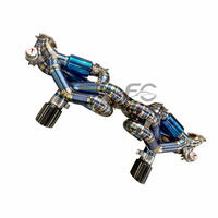 Sistema de Escape de Alto Rendimiento con Válvulas de Aleación de Titanio, Silenciador Cat-Back para Porsche 718 GT4 GTS 4.0L