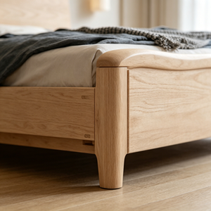 Minimalist <b>Pine</b> Wood Queen <b>Bed</b> Frame with Plywood Panel Design Eco-Friendly Solid Wood <b>Bed</b> - Product Image 3