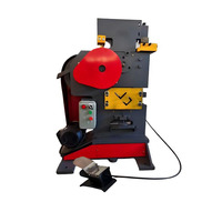 Machine combinée de découpe et de poinçonnage pour tôles, multifonctionnelle, pour la découpe de tôles et de profilés en acier