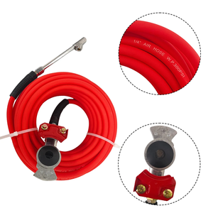 Kits de Mangueras para Inflar Neumáticos de Camión, 3/8" DI, 50 pies, WP 300 PSI, Manguera de PVC para Compresor de Aire con Conector Gladhand y Boquilla de Aire para Llenar Neumáticos de Automóvil - Product Image 6
