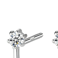 Trendige Romantische S925 Sterling Silber Zarte Schmuckstücke Vergoldete Silber Herz-Ohrstecker Micro Pave CZ Herz-Ohrhänger