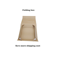 Personnalisé en stock 25pcs emballage petit souvenir blanc aimant couvercle rabattable boîte cadeau pliante