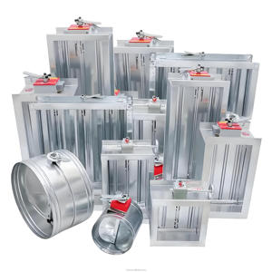 Cửa gió chống cháy 3C có thể tùy chỉnh, hình vuông, bằng thép không gỉ, có thể điều chỉnh, dùng cho nhà máy lớn, trường học, v.v. - Product Image 6