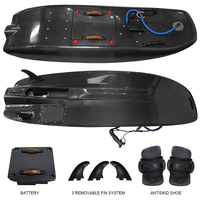 Planche à moteur électrique en fibre de carbone, vitesse rapide 50 km/h, gonflable, couleur personnalisée, garantie 1 an, accessoires inclus, eaux océaniques